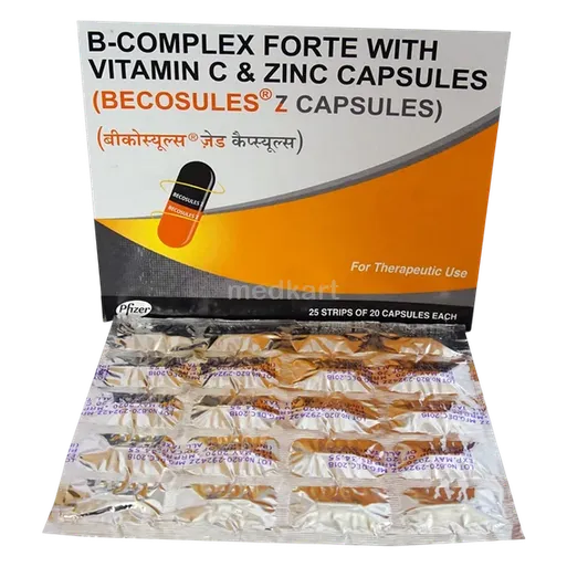 becosules z capsule 20's